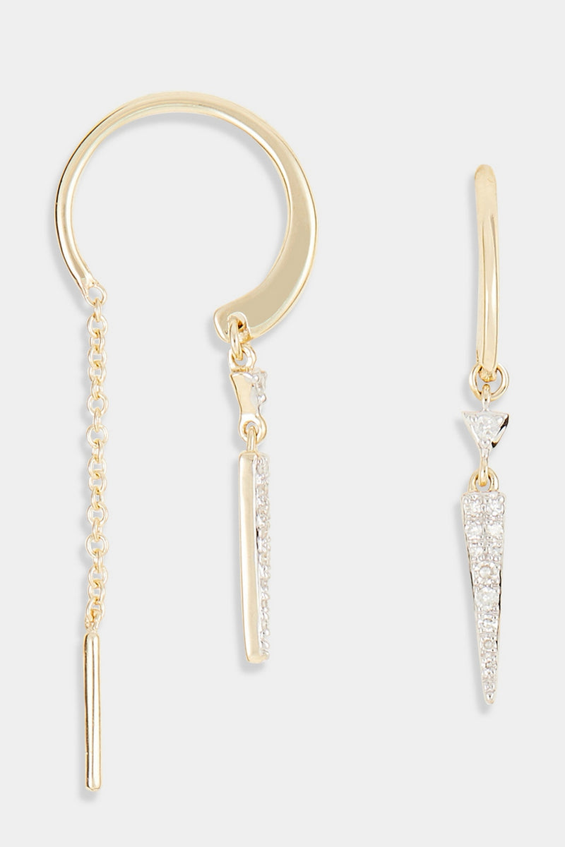 Boucles D'Oreilles "Maxine" D0,06/24 - Or Jaune 375/1000