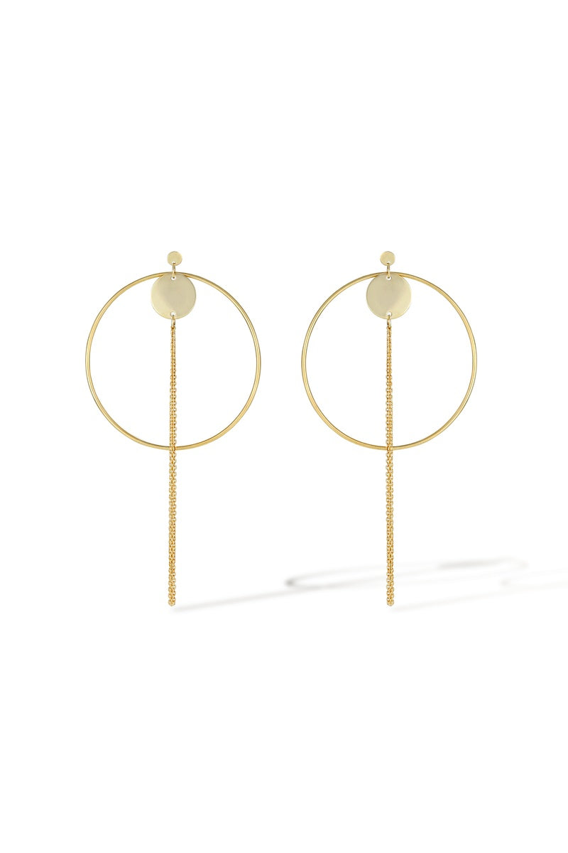 Boucles D'Oreilles "Fay" Or Jaune 375/1000