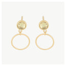 Boucles D'Oreilles "Zoe" Or Jaune 375/1000