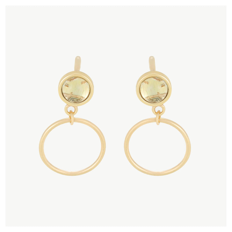 Boucles D'Oreilles "Zoe" Or Jaune 375/1000
