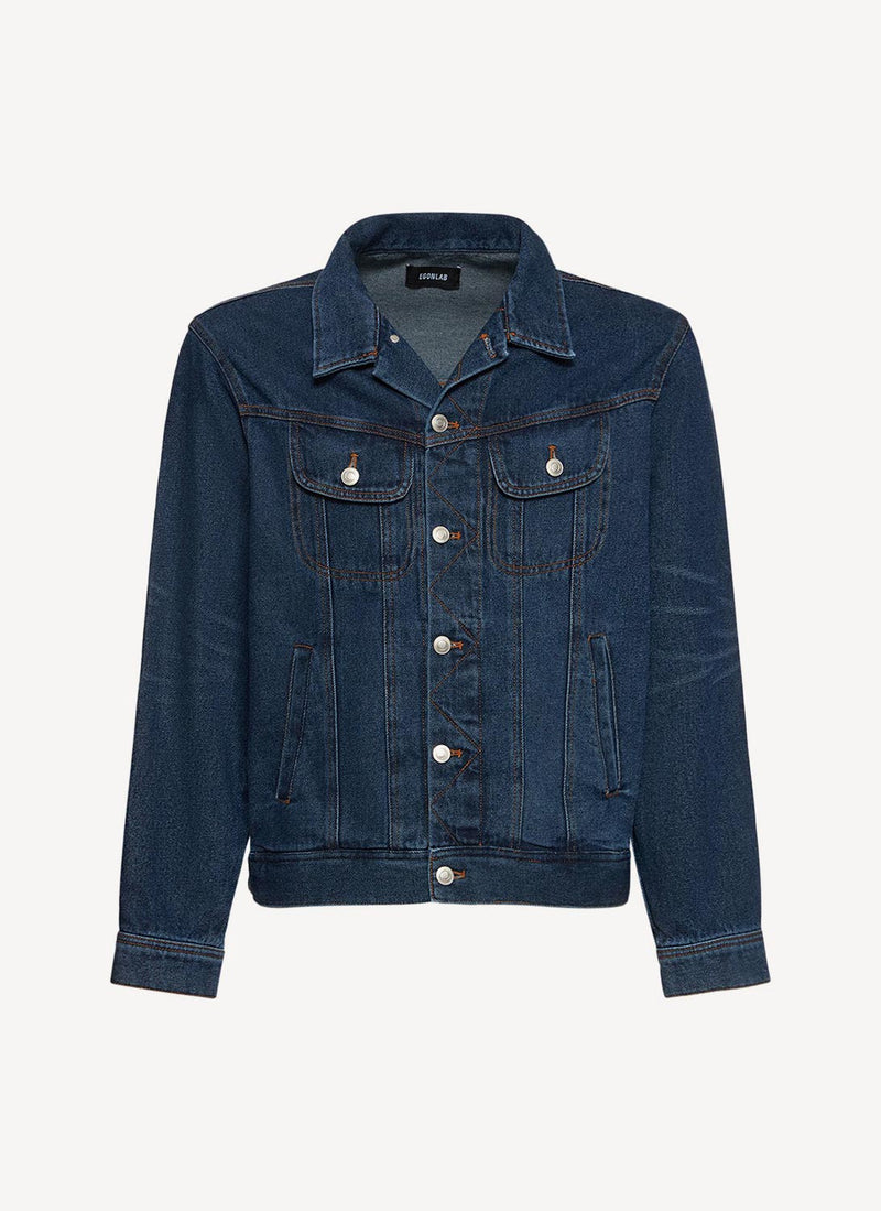 Egonlab - Veste - Blue Washed Dark - Homme