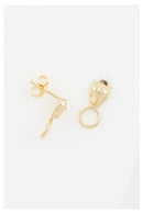 Boucles D'Oreilles "Savage" Or Jaune 375/1000