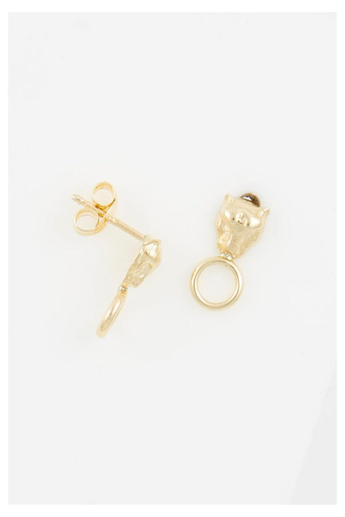 Boucles D'Oreilles "Savage" Or Jaune 375/1000