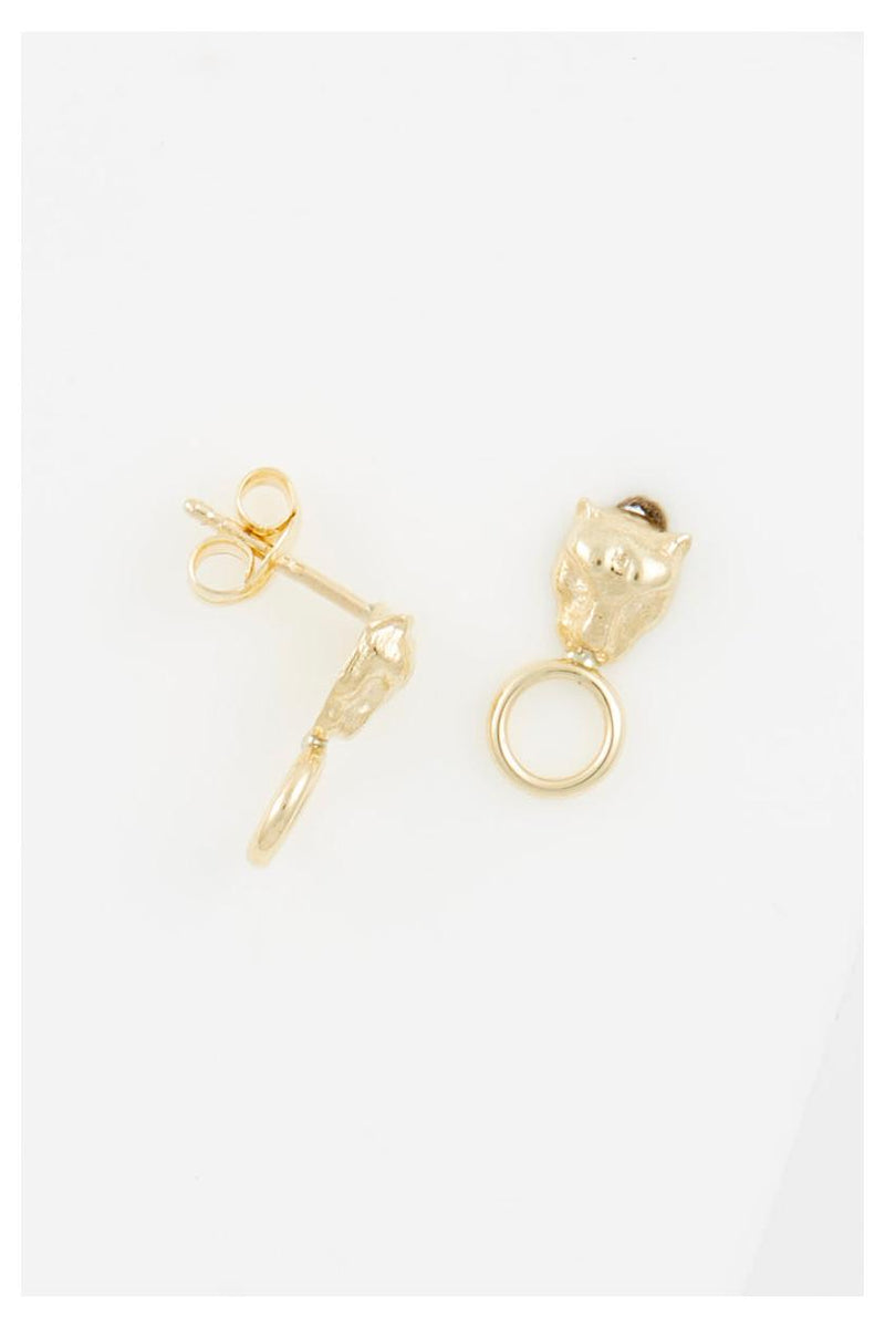 Boucles D'Oreilles "Savage" Or Jaune 375/1000