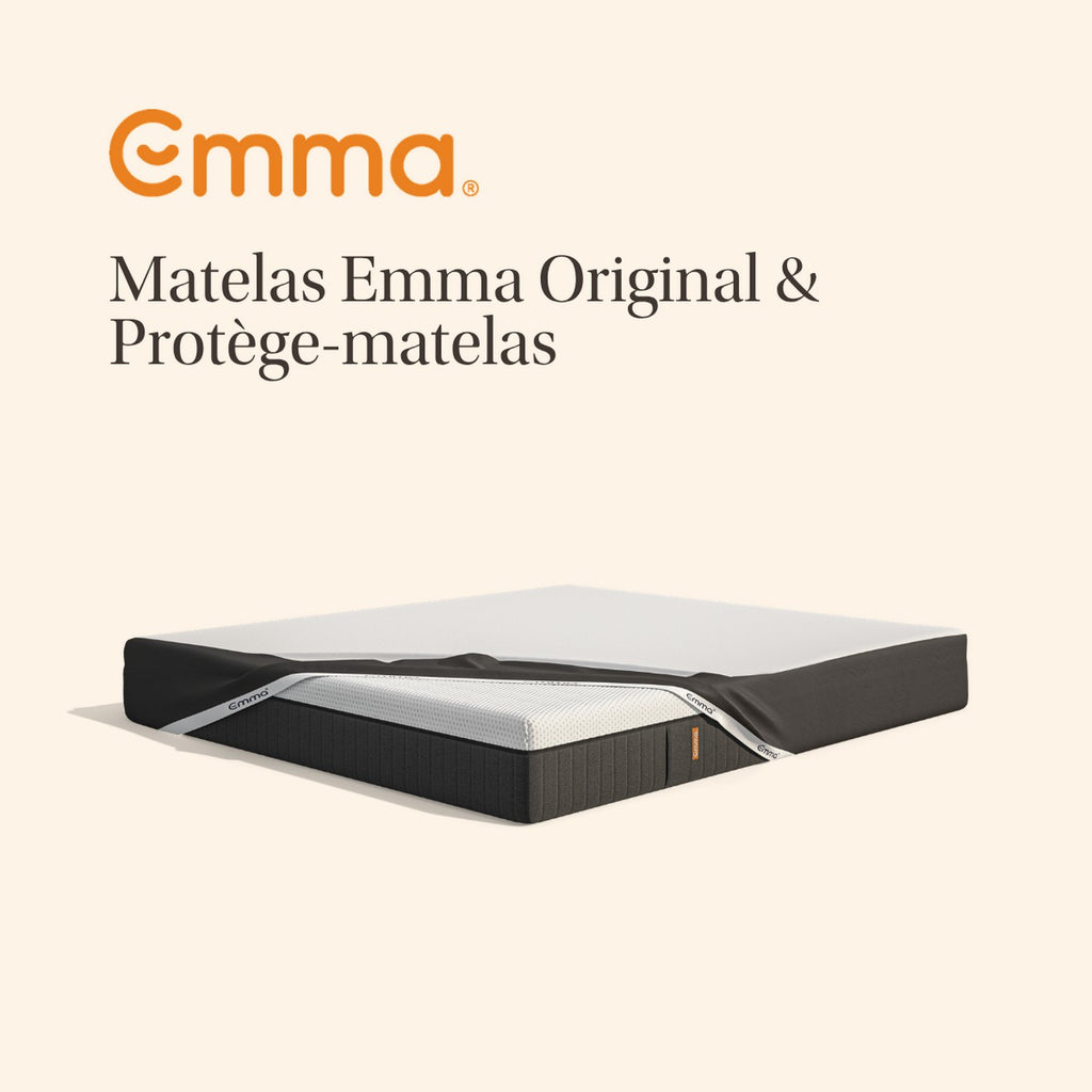 Ehprm - Set - Materasso Original + Coprimaterasso impermeabile - Bianco