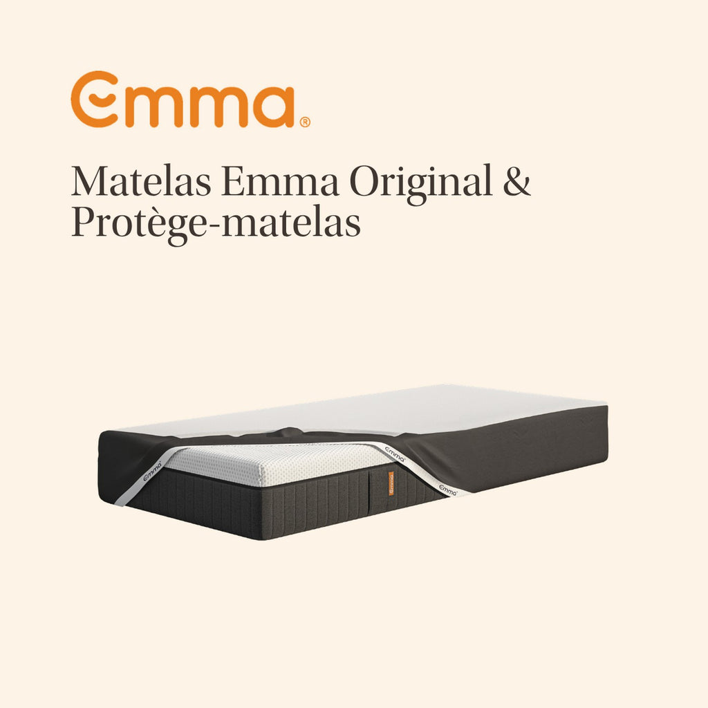 Ehprm - Set - Materasso Original + Coprimaterasso impermeabile - Bianco