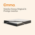 Ehprm - Bundle - Original Mattress + Waterproof Mattress Protector - White