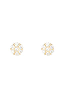 Boucles D'Oreilles Puce "Poussière D'Étoile" Or Jaune 375/1000 Et Zircon