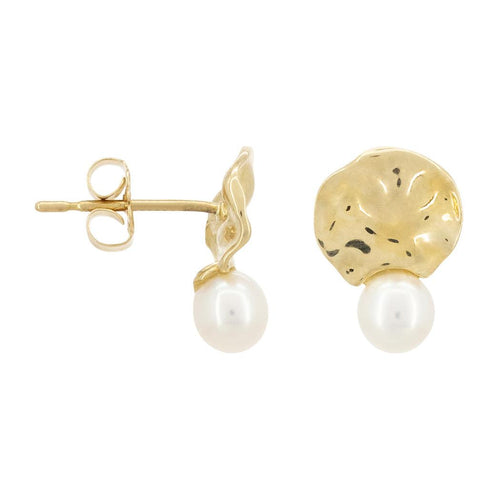 Boucles D'Oreilles "Paloma Pearl"Or Jaune 375/1000