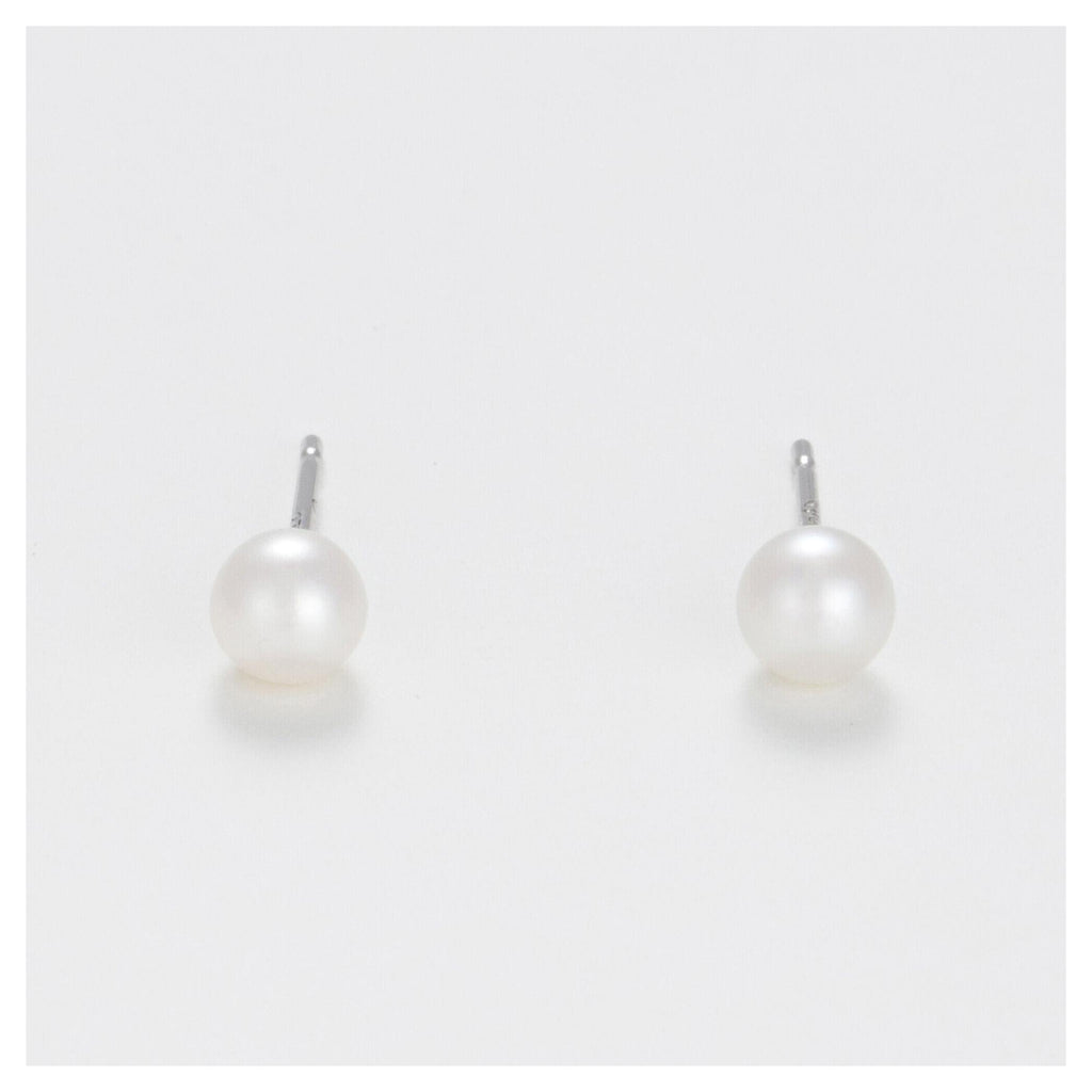 Pendientes "My Pearl" - Oro Blanco 375/1000 Perlas Blancas