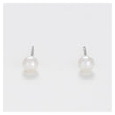 Boucles D'Oreilles "My Pearl" - Or Blanc 375/1000 Perles Blanches