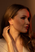Boucles D'Oreilles "My Pearl" Or Blanc 375/1000 Perles Blanches