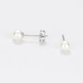 Pendientes “My Pearl” Oro Blanco 375/1000 Perlas Blancas - Oro Blanco 375/1000