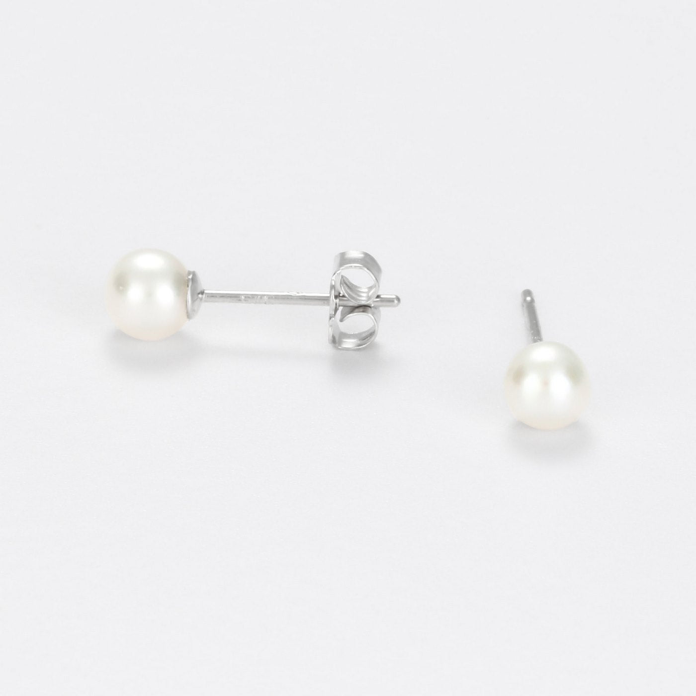 Pendientes “My Pearl” Oro Blanco 375/1000 Perlas Blancas - Oro Blanco 375/1000