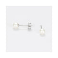 "My Pearl" Earrings in 375/1000 White Gold with White Pearls