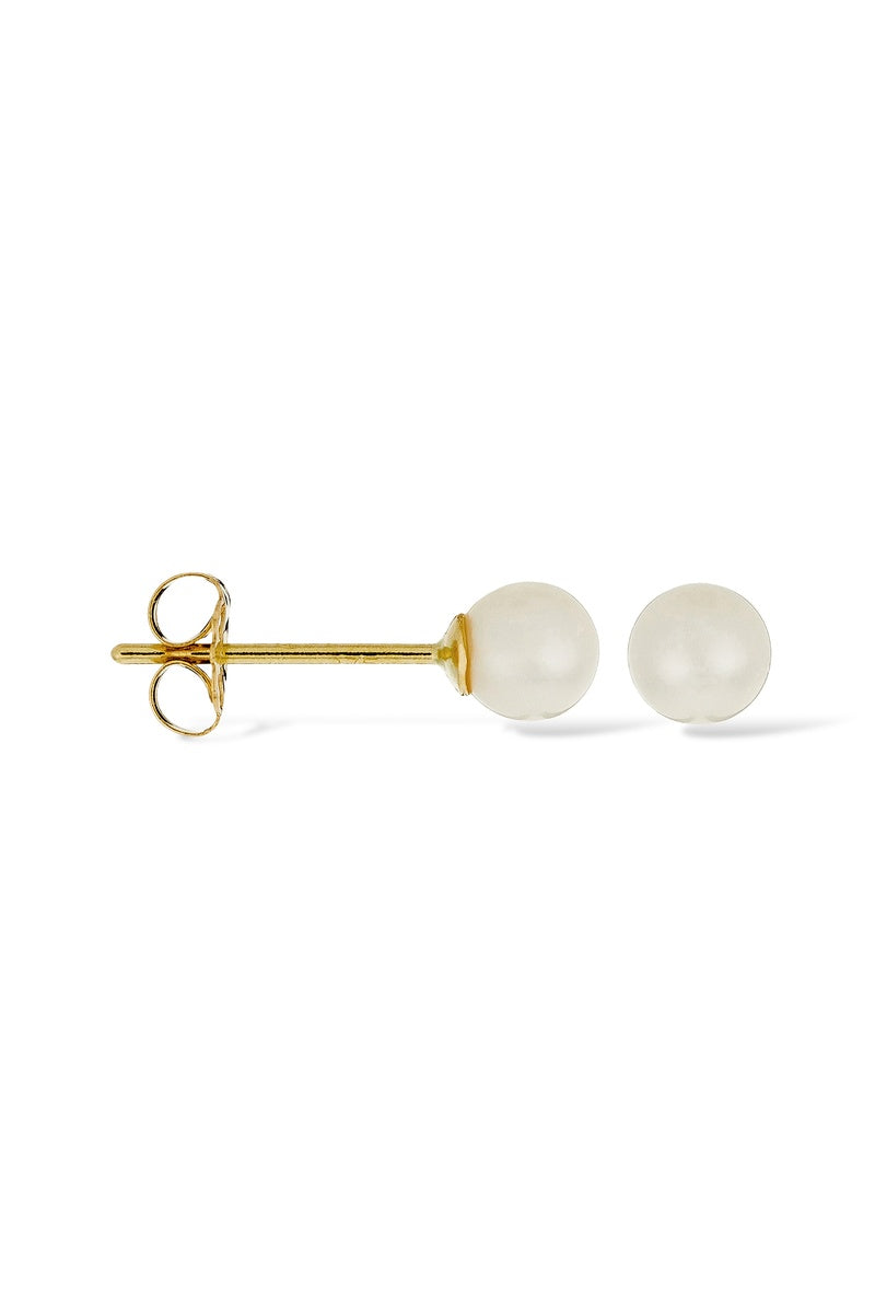 Boucles D'Oreilles "My Pearl" Or Jaune 375/1000 Perles Blanches