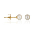 “My Pearl” Earrings – 375/1000 Yellow Gold White Pearls