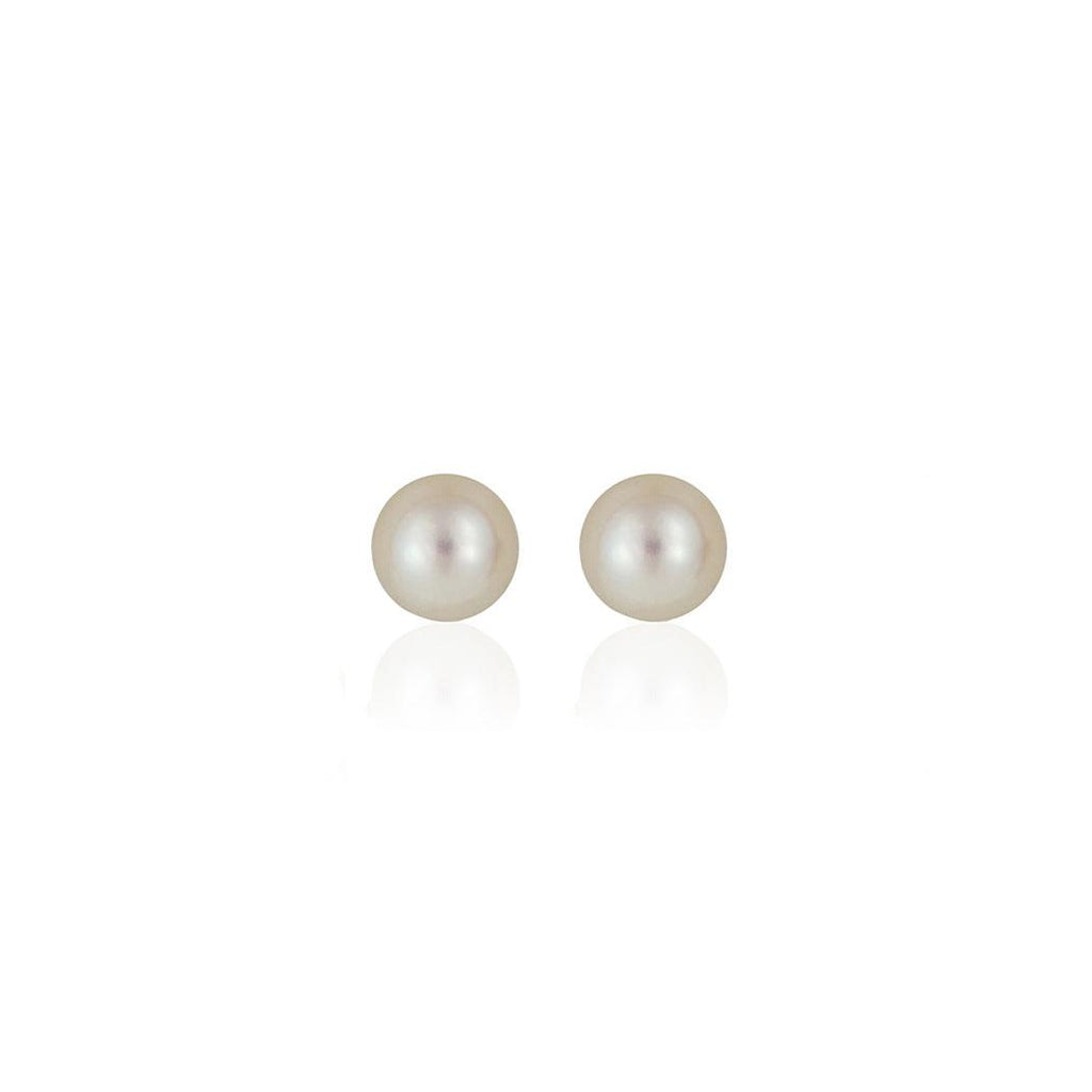 “My Pearl” Earrings – 375/1000 Yellow Gold White Pearls