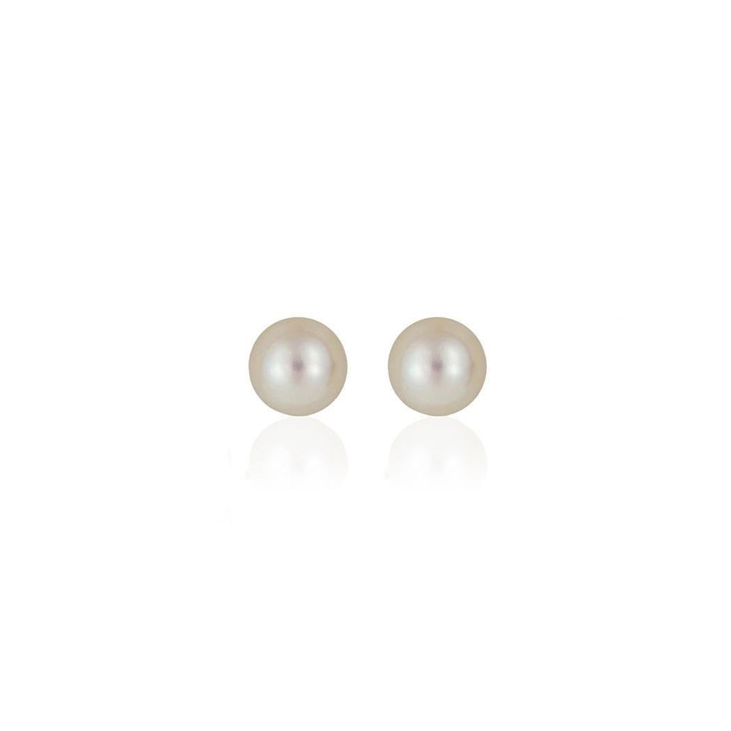 “My Pearl” Earrings – 375/1000 Yellow Gold White Pearls