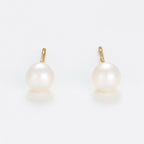 Boucles D'Oreilles "My Pearl" Or Jaune 375/1000 Perles Blanches