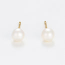Boucles D'Oreilles "My Pearl" Or Jaune 375/1000 Perles Blanches - Or Jaune 375/1000