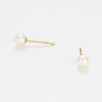 Boucles D'Oreilles "My Pearl" Or Jaune 375/1000 Perles Blanches
