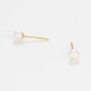 Boucles D'Oreilles "My Pearl" Or Jaune 375/1000 Perles Blanches - Or Jaune 375/1000