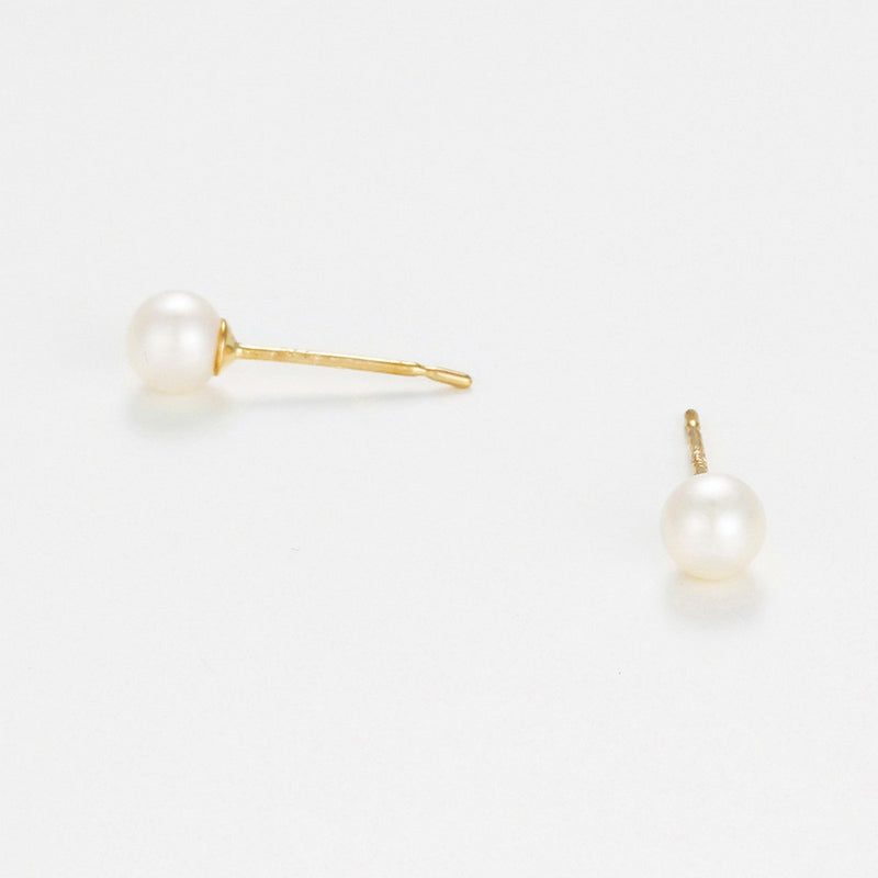 Boucles D'Oreilles "My Pearl" Or Jaune 375/1000 Perles Blanches - Or Jaune 375/1000