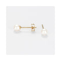 “My Pearl” Earrings 375/1000 Yellow Gold White Pearls