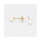 “My Pearl” Earrings 375/1000 Yellow Gold White Pearls