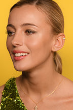 Bijou Cartilage Unitaire "Shining Ear Cuff" - Or Jaune 375/1000