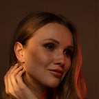 Boucles D'Oreilles " Arbre De Vie" Or Jaune 375/1000 Et Zirconium