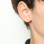 Bijou Cartilage Unitaire "Trinity" - Or Jaune 375/1000