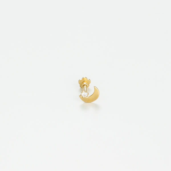 Single "Lune Dorée" Cartilage Jewellery in 9ct Yellow Gold (375/1000)
