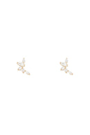 Pendientes “Cinco Pétalos” – Oro Amarillo 375/1000 y Circonio