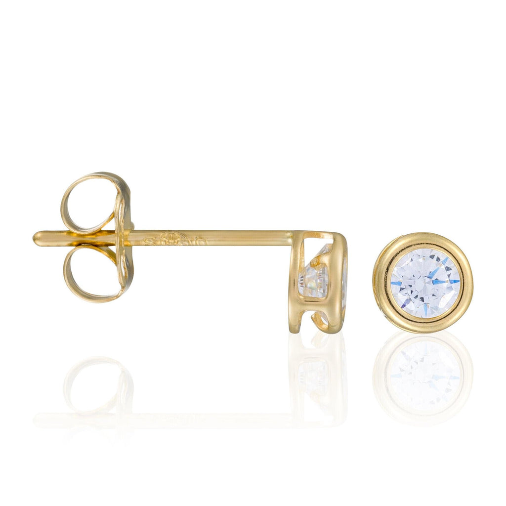 Pendientes “Love Potion” – Oro amarillo 375/1000 y circonio