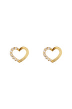 Boucles D'Oreilles "Only You" Or Jaune 375/1000 Et Zirconium