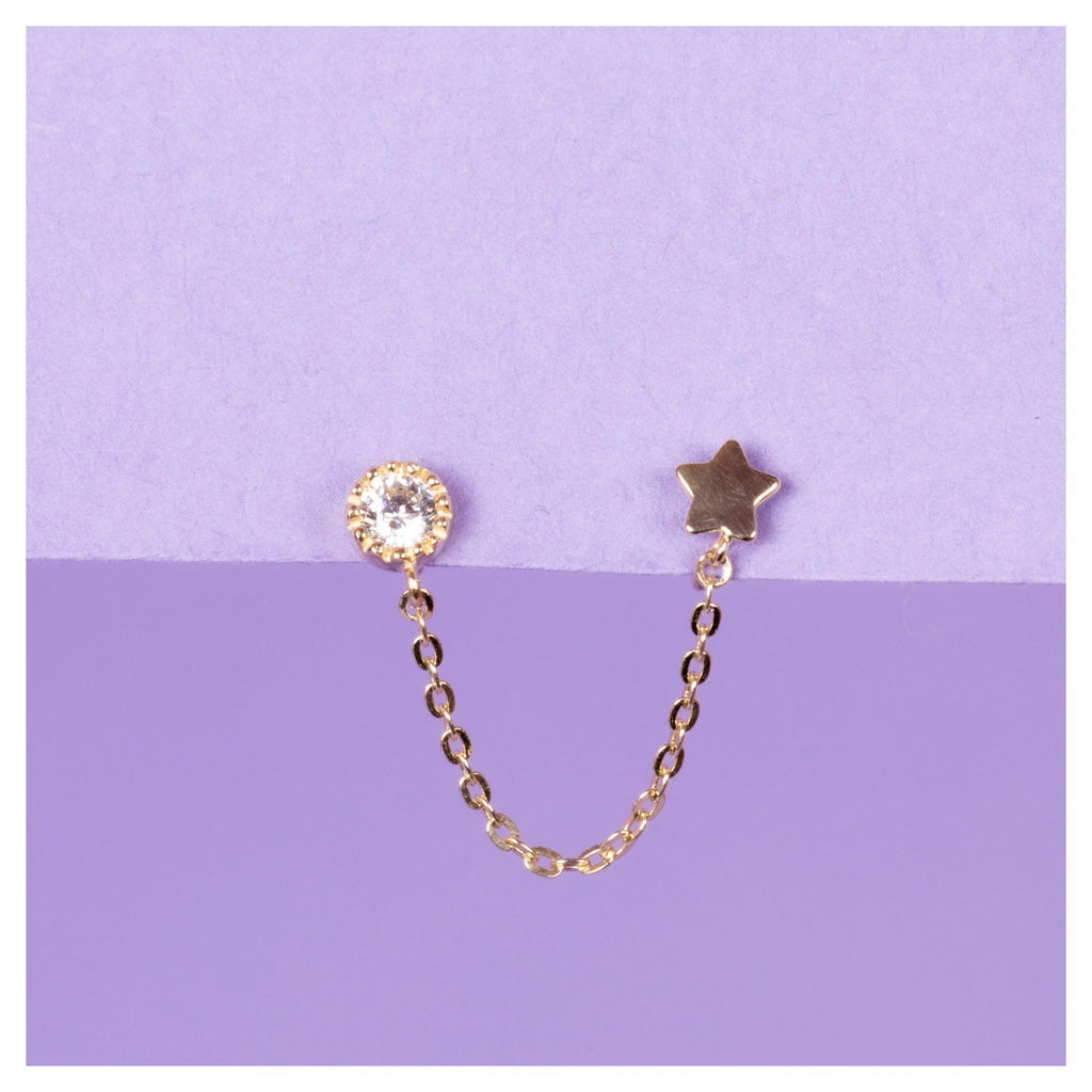 Pendientes “Royal” – Oro Amarillo 375/1000 Y Circonio
