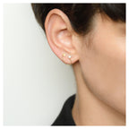 Pendientes “Royal” – Oro Amarillo 375/1000 Y Circonio