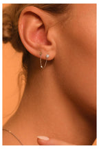 Pendientes “Royal” – Oro Amarillo 375/1000 Y Circonio