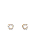"Crusade" Earrings in Yellow and White Gold 375/1000