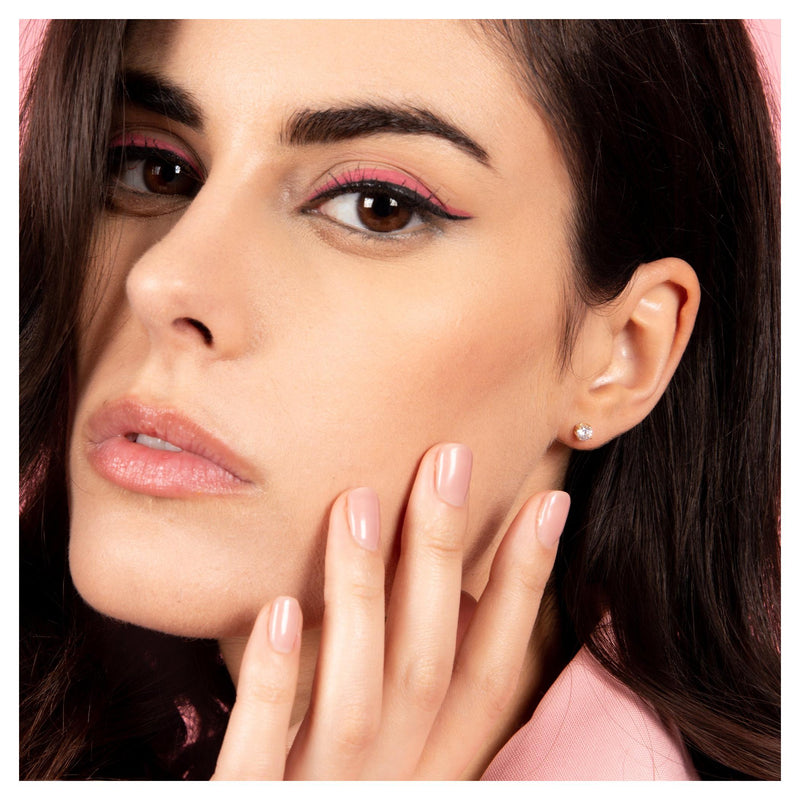 Boucles D'Oreilles "Simply You" - 4Mm Or Jaune 375/1000 Et Zirconium