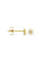Boucles D'Oreilles "For Her" Or Jaune 375/1000 Et Zirconium
