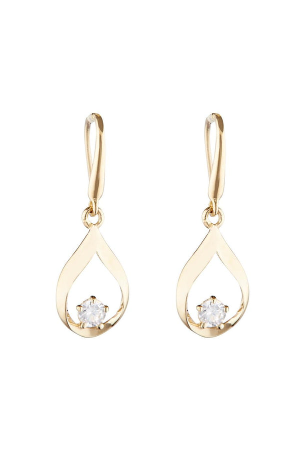 Pendientes “Precious Drop” Oro amarillo 375/1000