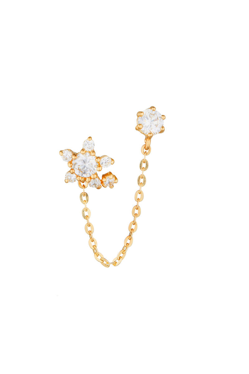 Boucle D'Oreilles "Duchesse" Or Jaune 375/1000