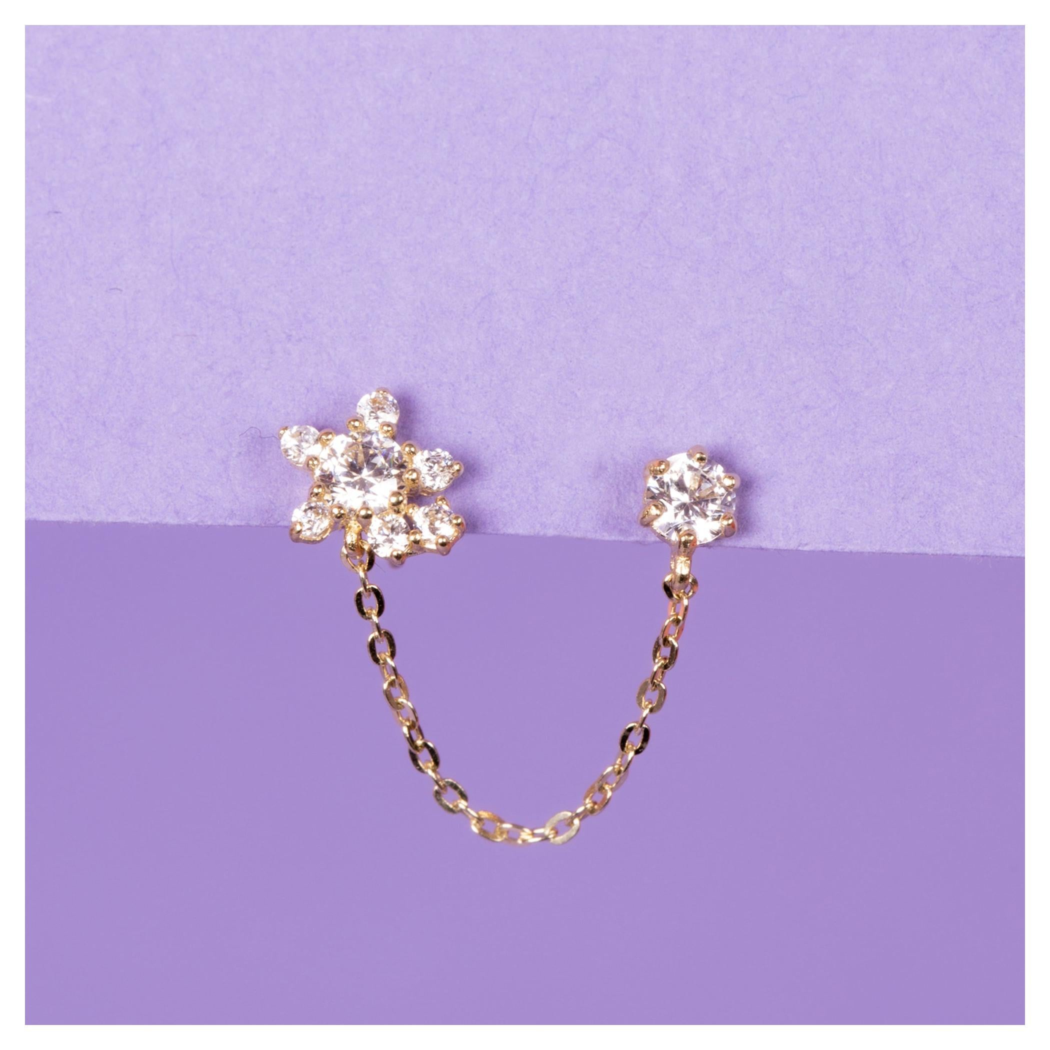 Boucle D'Oreilles "Duchesse" - Or Jaune 375/1000