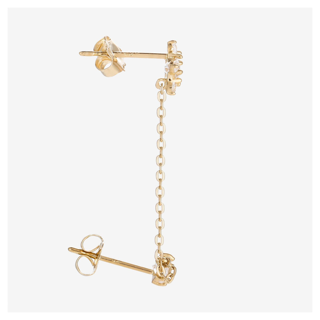 Boucle D'Oreilles "Duchesse" - Or Jaune 375/1000