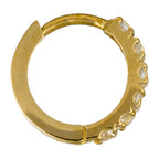 Pendientes “Calidad” Oro Amarillo 375/1000 Y Circonitas