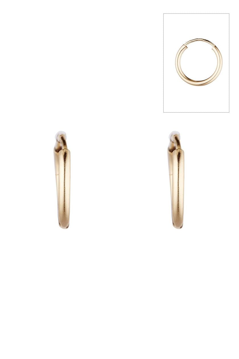Pendientes “Simplicity 12 Mm Creole” – Oro amarillo 375/1000