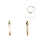 Pendientes “Simplicity 12 Mm Creole” – Oro amarillo 375/1000